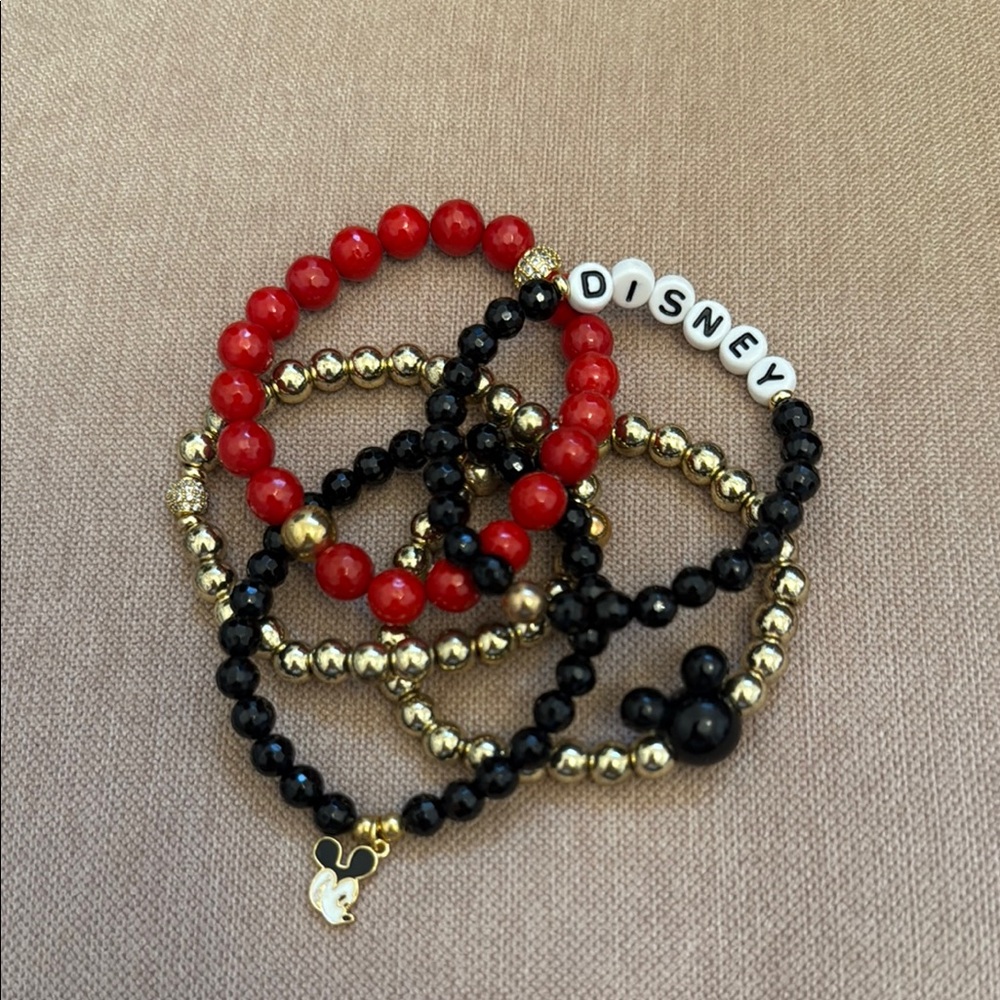 Disney Beaded Bracelet Set